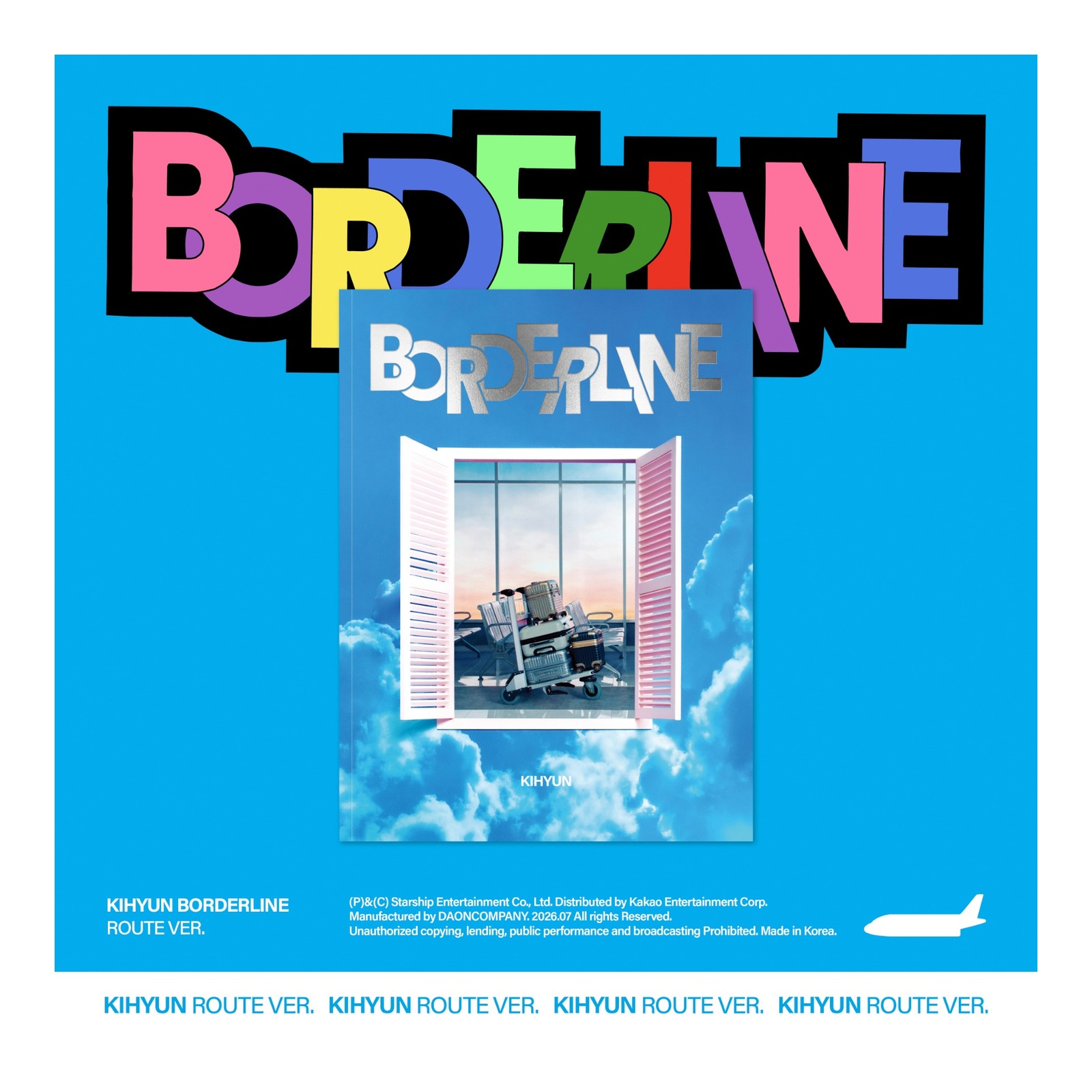 (ROUTE VER.) KIHYUN EP BORDERLINE — Product image