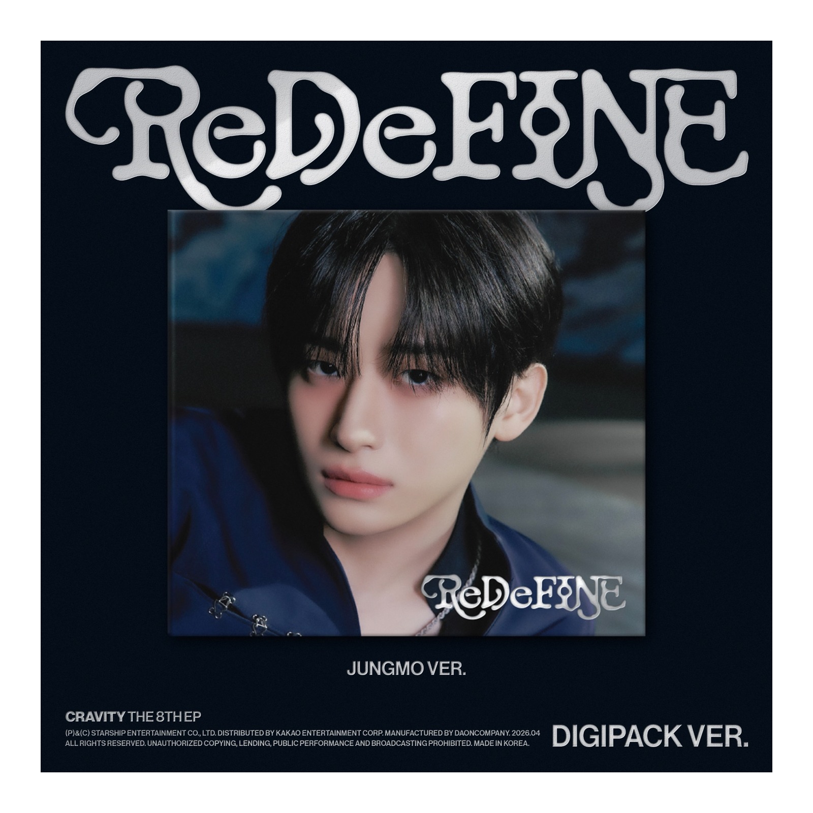 (DIGIPACK / JUNGMO) CRAVITY THE 8TH EP ReDeFINE — Product image